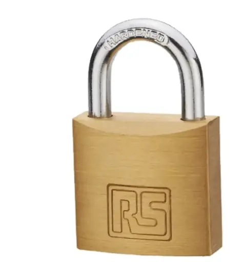 RS PRO 銅製鑰匙掛鎖